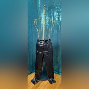 Black Pleather Pants